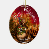 メリークリスマスナッシュビルオーナメントRD セラミックオーナメント (右)