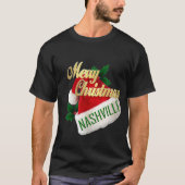 メリークリスマスナッシュビルメンズTシャツ Tシャツ (正面)