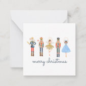 メリークリスマスナッツカッカーの写真 ノートカード (正面)