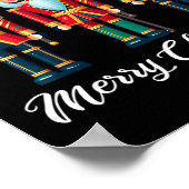 メリークリスマスナツクラッカーバレエフェスティバルクリスマスメンズ ポスター (角)