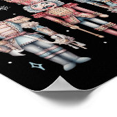 メリークリスマスナツクラッカーバレエフェスティバルクリスマスメンズ ポスター (角)