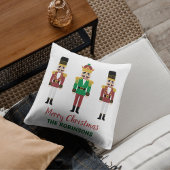 メリークリスマスナツクラッカーピローフェスティバルデコール クッション