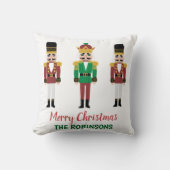 メリークリスマスナツクラッカーピローフェスティバルデコール クッション (正面)