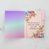 メリークリスマスナナ! カード (内部)