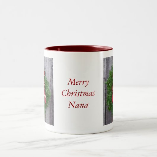 メリークリスマスナナ ツートーンマグカップ (中央)