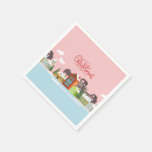 メリークリスマスナプキンズ | ホリデーパーティー スタンダードカクテルナプキン (角)