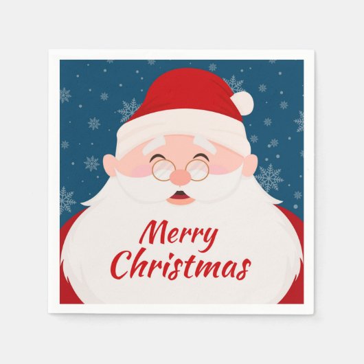 メリークリスマスナプキン スタンダードカクテルナプキン (正面)