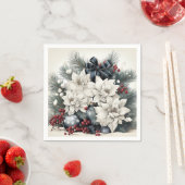 メリークリスマスナプキン スタンダードカクテルナプキン (インサイチュ)