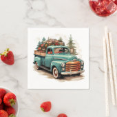 メリークリスマスナプキン スタンダードカクテルナプキン (インサイチュ)