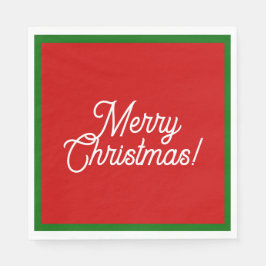 メリークリスマスナプキン スタンダードランチョンナプキン
