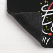 メリークリスマスナースクリスマススクラブトップ女性ステトス マウスパッド (コーナー)