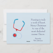 メリークリスマスナース シーズンカード (裏面)