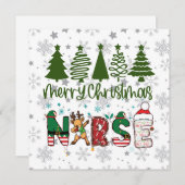 メリークリスマスナース シーズンカード (正面/裏面)