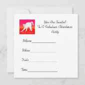 メリークリスマスニャんこ 招待状 (裏面)