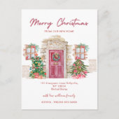 メリークリスマスニューホームドアムービング 案内ポストカード (正面)