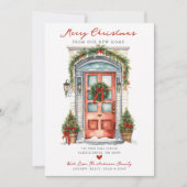 メリークリスマスニューホームドアムービング 案内状 (正面)