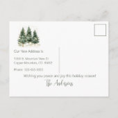 メリークリスマスニューホームパイン 案内ポストカード (裏面)