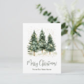 メリークリスマスニューホームパイン 案内ポストカード (スタンド正面)