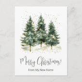 メリークリスマスニューホームパイン 案内ポストカード (正面)