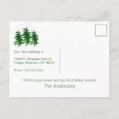 メリークリスマスニューホームパイン 案内ポストカード (裏面)