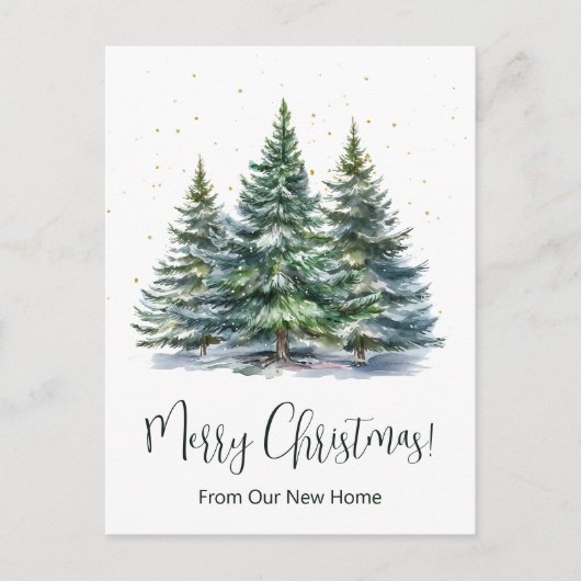 メリークリスマスニューホームパイン 案内ポストカード (正面)