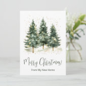 メリークリスマスニューホームパイン 案内状 (スタンド正面)