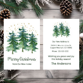 メリークリスマスニューホームパイン 案内状