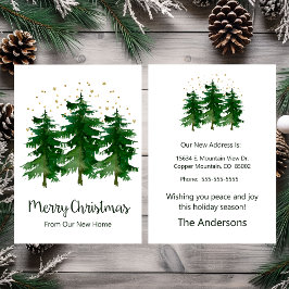 メリークリスマスニューホームパイン 案内状