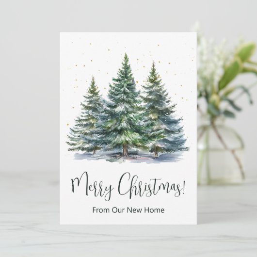 メリークリスマスニューホームパイン 案内状 (スタンド正面)