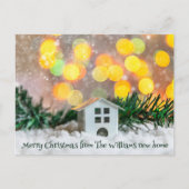 メリークリスマスニューホームフェスティバルホリデームービング ポストカード (正面)