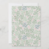 メリークリスマスニューホームフォトウィンターグリーン 案内状 (裏面)