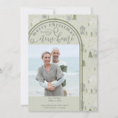 メリークリスマスニューホームフォトパインビレッジムービング 案内状 (正面)