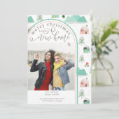 メリークリスマスニューホームフォトマウンテンハウス 案内状 (スタンド正面)