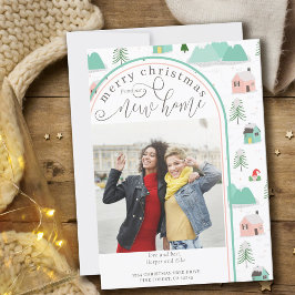 メリークリスマスニューホームフォトマウンテンハウス 案内状