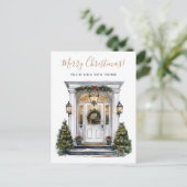 メリークリスマスニューホームフロントドアムービング 案内ポストカード (スタンド正面)