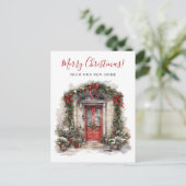 メリークリスマスニューホームフロントドアムービング 案内ポストカード (スタンド正面)