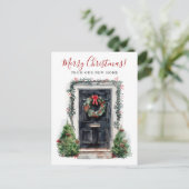 メリークリスマスニューホームフロントドアムービング 案内ポストカード (スタンド正面)