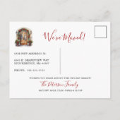 メリークリスマスニューホームフロントドアムービング 案内ポストカード (裏面)