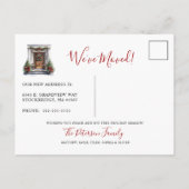 メリークリスマスニューホームフロントドアムービング 案内ポストカード (裏面)