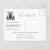 メリークリスマスニューホームフロントドアムービング 案内ポストカード (裏面)