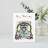 メリークリスマスニューホームフロントドアムービング 案内ポストカード (スタンド正面)