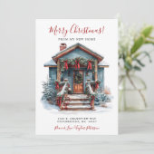 メリークリスマスニューホームフロントドアムービング 案内状 (スタンド正面)