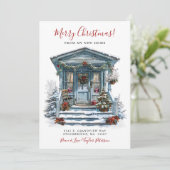 メリークリスマスニューホームフロントドアムービング 案内状 (スタンド正面)