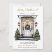 メリークリスマスニューホームフロントドアムービング 案内状 (正面)