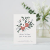 メリークリスマスニューホームフローラフォークアートムービング 案内状 (スタンド正面)