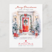 メリークリスマスニューホームムービング 案内ポストカード (正面)