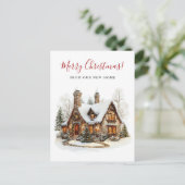 メリークリスマスニューホームムービング 案内ポストカード (スタンド正面)