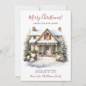 メリークリスマスニューホームムービング 案内状 (正面)