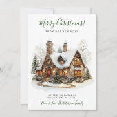 メリークリスマスニューホームムービング 案内状 (正面)