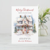 メリークリスマスニューホームムービング 案内状 (スタンド正面)